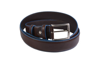 Cintura uomo con rifiniture colorate CVC35