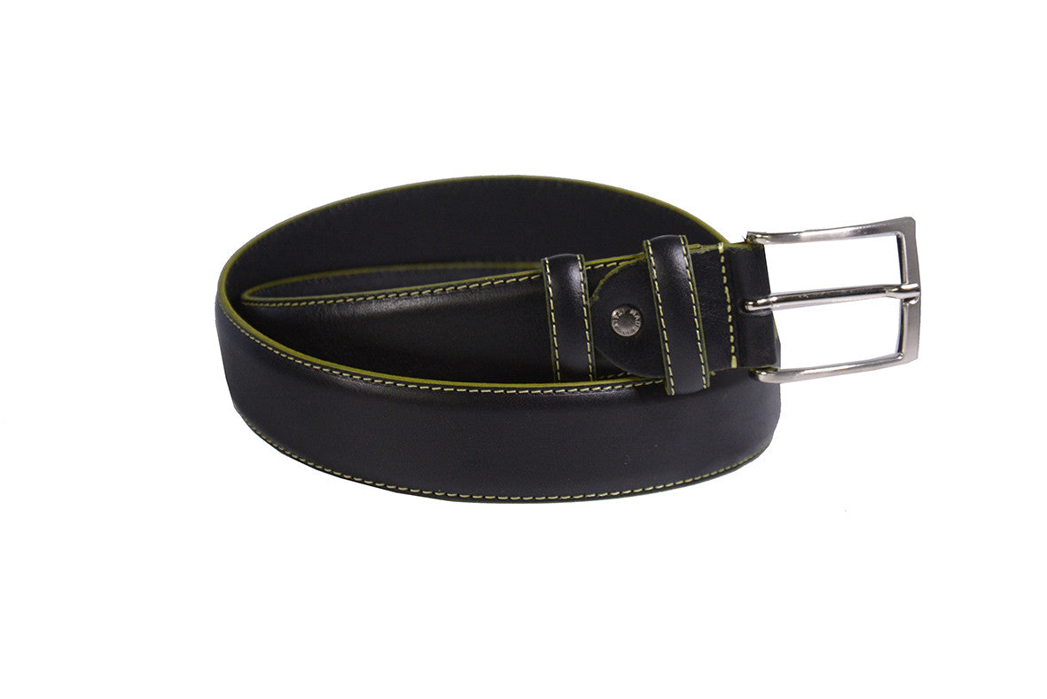 Cintura uomo con rifiniture colorate CVC35